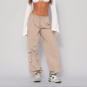 NWOT Tan cargo pants by Tiger Mist